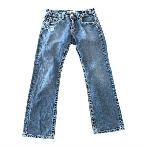 MEK Other - MEK Handcrafted Bootcut jeans Size W 31 L 32 Distressed Medium wash